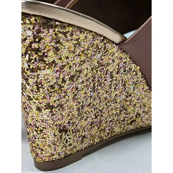 Kurt Geiger London Women's Charing Wedge Sandals Pale Pink Size 39 (MSRP $185) - Picture 7 of 12